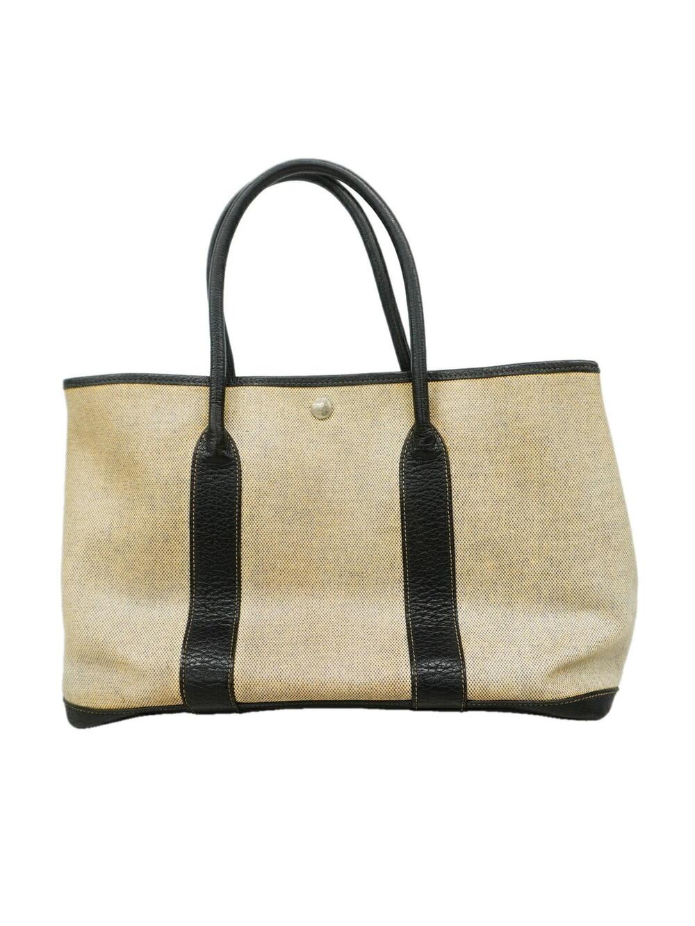 Hermes Garden Party Tote Toile And #341920H15B